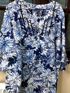 Blue Tunic Top