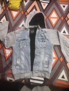 Men's Denim Hooded Jacket vintage imported US