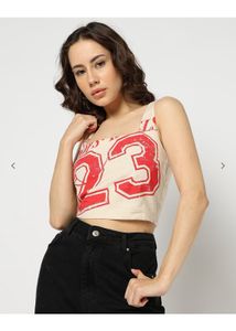 Graphic Crop Top