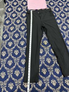 Classic Black Trousers and crop top combo