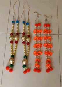 Unused Four Pieces Decorative Haar/Mala /Necklace