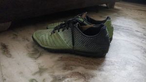 Men's Lime & Black Sports Shoes