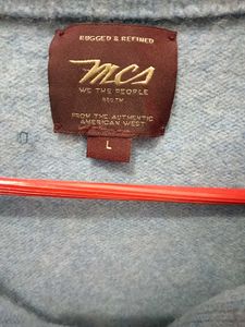 formerly Marlboro Classics,light Blue , Zip Swe