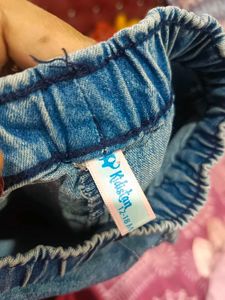 Cute Girl's Denim Jeans