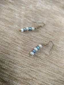 Pearl Necklace and Earring Set