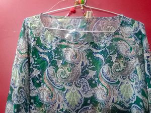 Paisley Print Blouse