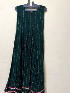 Green Ethnic Dress