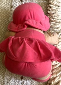 Cute Pink Doll with Hat