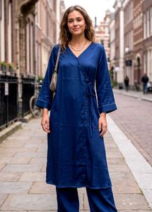 ❗️Global desi ❗️Elegant Blue Tunic Top