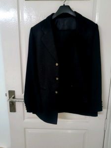 Classic Black Suit Jacket & Trousers