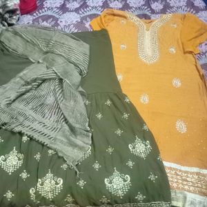 sharara set with dupatta