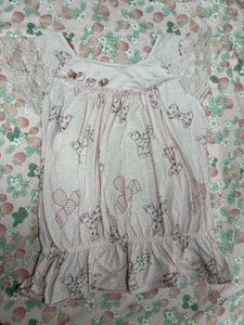 Bow patterned Lolita top