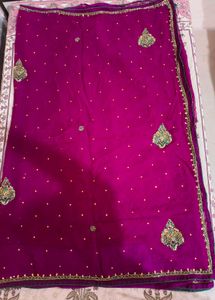 Elegant Purple Saree