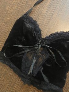 Gothic Velvet Halter Top