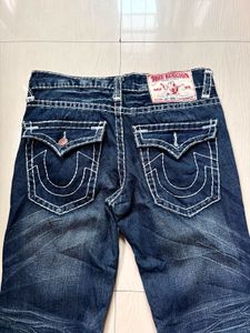 Designer Flared Blue Jeans