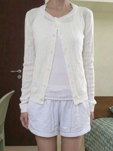 SALE❗aesthetic Cream knit Button-Up Cardigan