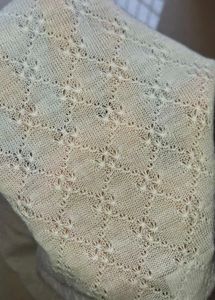 Cream Lace Crop Cardigan