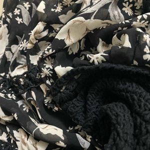 Boho Floral Print Peplum Top