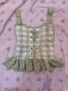 Cute gingham &amp; houndstooth tops