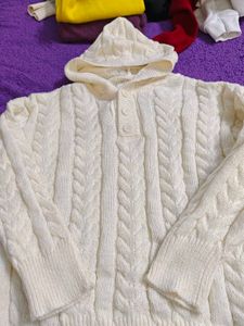 Cozy Knit Hoodie Sweater