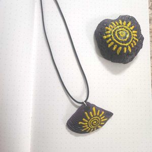 Sun Seashell Necklace ⋆.ೃ࿔*⋆ 𖤓 ⋆˚࿔