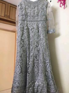 Heavy Work Semi Bridal Gown Without Dupatta