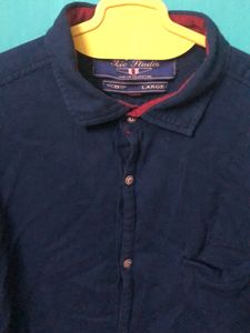 Navy Blue Full Sleeve Shirt