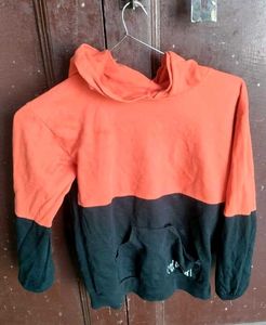 Kids Orange &amp; Black Hoodie Set