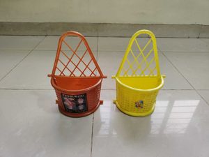 Pack Of Two Plastic Cutlery Pen Stand