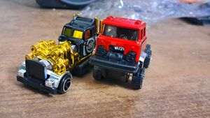 Die-Cast Miniature Toy Trucks (Set of 2)
