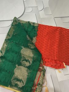 Elegant jamdani saree
