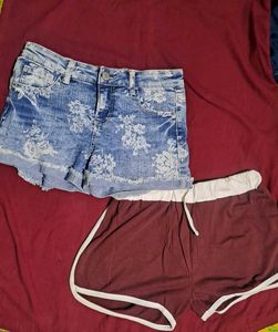 Cute Denim & Athletic Shorts Bundle