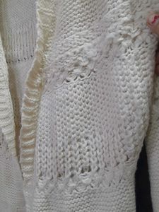 Long Woollen Shrug With Croatia Work