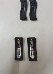 Designer Hair Clips + FREE Rosewater Bottle