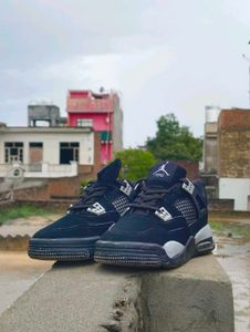 🐈BLACK CAT JORDAN RETRO 4 Shoes