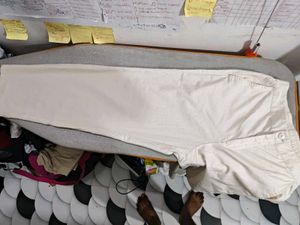 SPAO Premium Cream Casual Trousers
