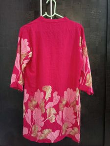 Pink Floral Kurta Palazzo Set – Beautiful Ethnic W