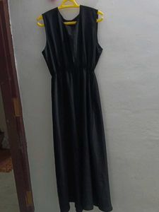 Elegant Black Abaya with coat