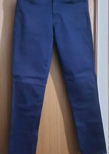 Men's Slim Fit Navy Blue Jeans