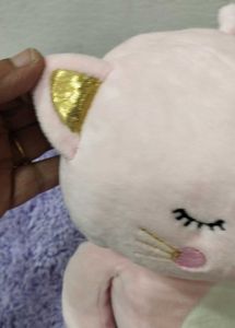 Adorable Pink Cat Plush Toy