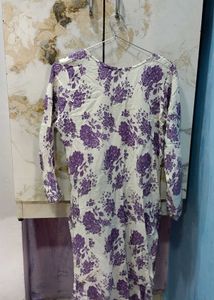 Floral Print Kurta and pant set size S