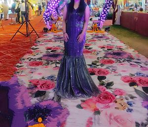 Sparkling Mermaid Style Evening Gown