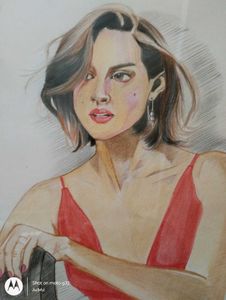 Framed Portrait Drawing