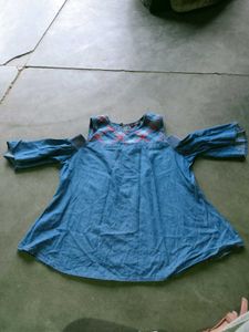 Cute Blue  Top