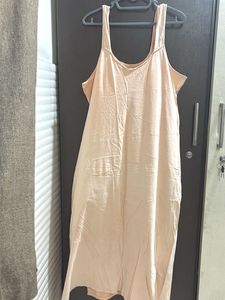 Casual Light Peach Dress