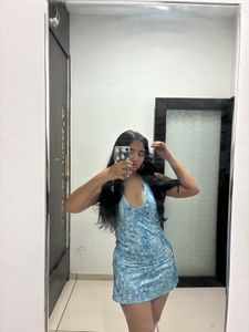 Sparkly Blue Party Dress