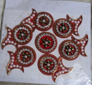 New Acrylic Rangoli -12 Piece