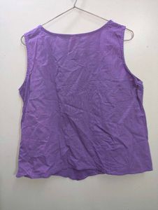 Purple Sleeveless Top
