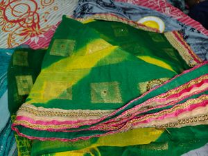 Beautiful Designer Chanderi Saree In Three Colour