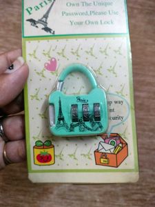 Cute Paris Combination Lock